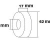 Łożysko stożkowe 30206 62x30x17mm