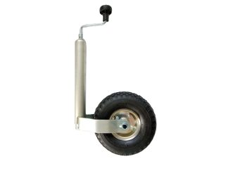 Koło podporowe z obejmą fi 48mm szerokie kółko pompowane