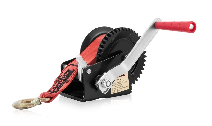 Wciągarka ręczna Dragon 1600 lbs z pasem